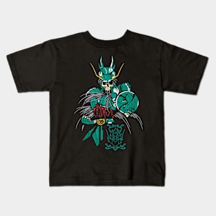 Skeleton Dragon Shiryu Anime Fanart Kids T-Shirt